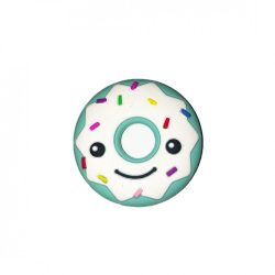 Mentazöld fánk szilikonrágóka