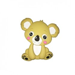 Bézs koala szilikonrágóka