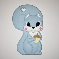 Kék mókus szilikonrágóka