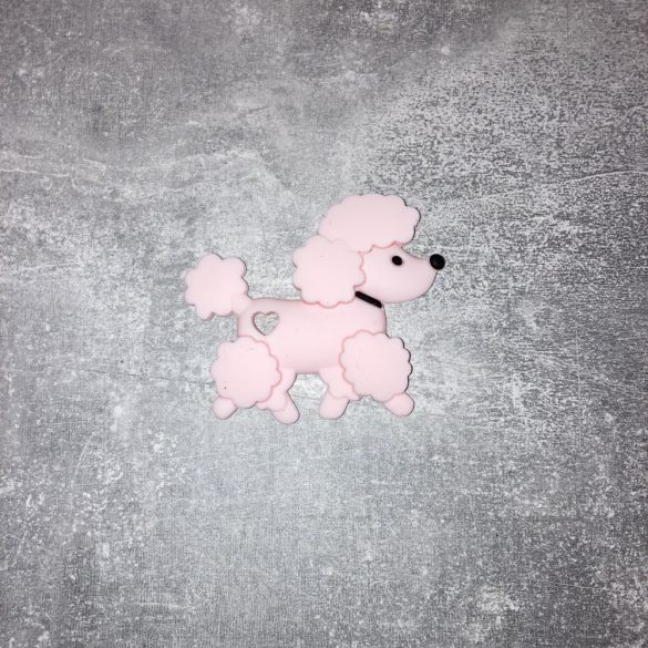 Rózsaszín kutya szilikonrágóka