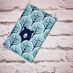 Kiskönyvborító türkiz erdei állatos