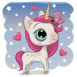 Pink unikornis 1 minta 