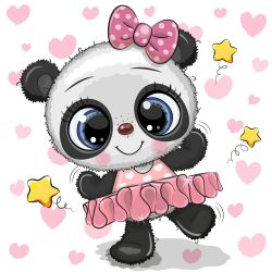 Panda lány 1 minta