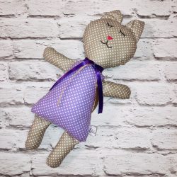 LouLou lila-bézs cica