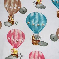 Hőlégballonos állatos vastag babahálózsák 0-6 hónap