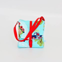 City piros 2in1 táska 