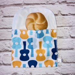 Szendvicstasak normál méretben színes gitáros