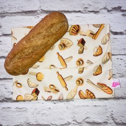 Szendvicstasak maxi méretben ekrü pékárus