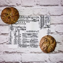 Szendvicstasak maxi méretben kottás