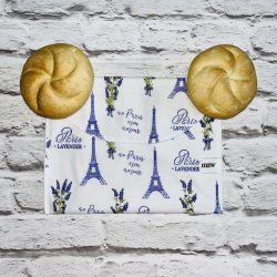 Szendvicstasak maxi méretben levendulás Párizsos