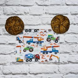 Szendvicstasak maxi méretben színes munkagépes