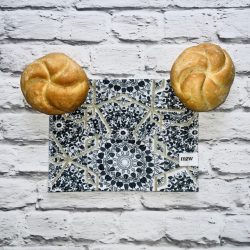 Szendvicstasak maxi méretben szürke mozaikos