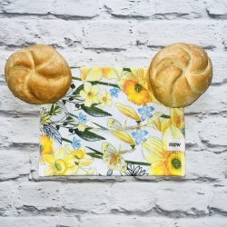 Szendvicstasak maxi méretben sárga nárciszos