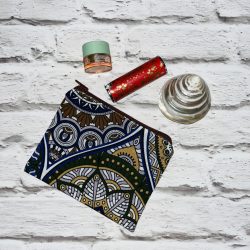 Mini neszeszer kék-barna mandalás