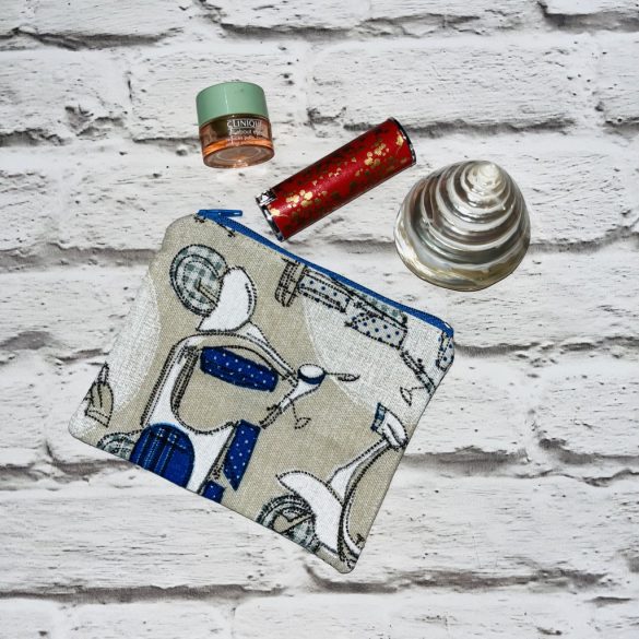 Mini neszeszer kék robogós