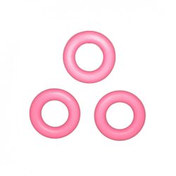 Rózsaszín szilikongyűrű